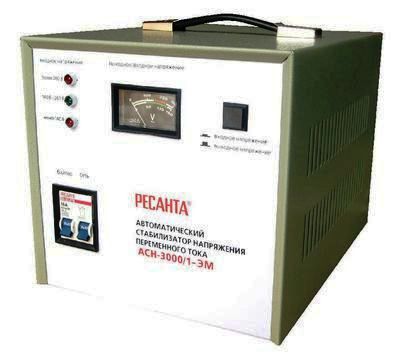 Электромеханический стабилизатор напряжения Ресанта АСН-3000/1-ЭМ