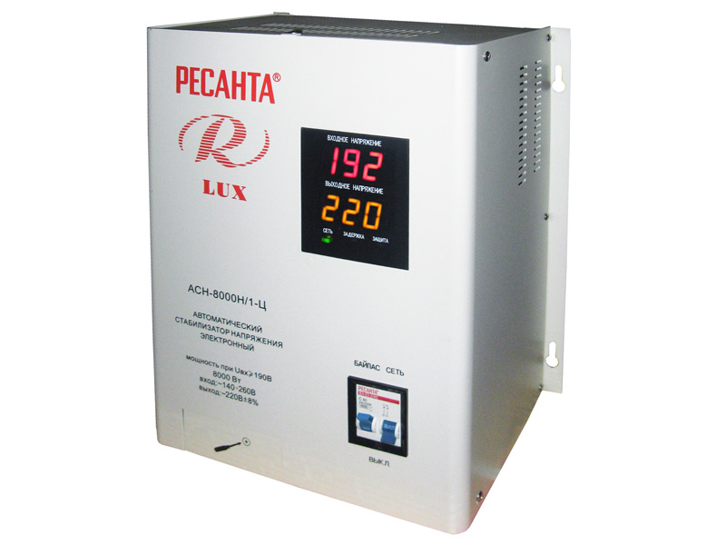 Цифровой стабилизатор напряжения Ресанта ACH-8000Н/1-Ц
