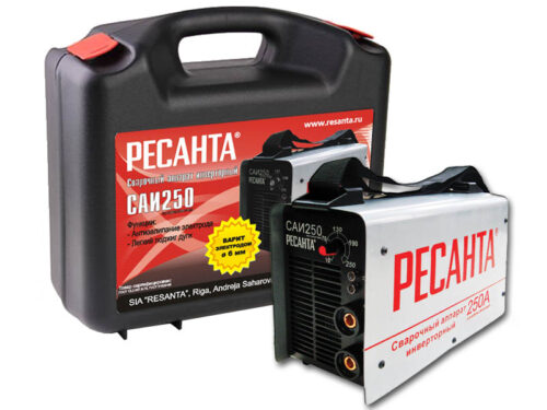 Сварочный инвертор Ресанта САИ 250 в кейсе